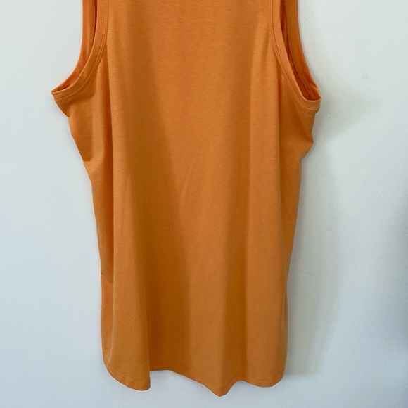 Athleta Long Workout Tank in Tangerine Sz M - Picture 5 of 7
